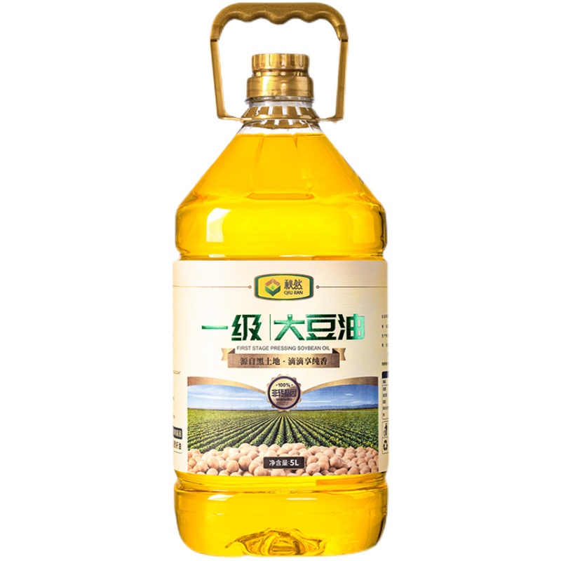 秋然一級大豆油 非轉基因5L裝的品質之選